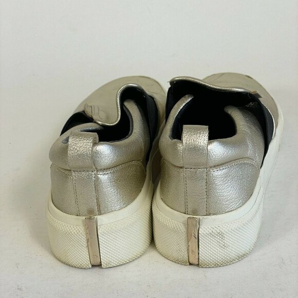 Kendal + Kylie Women Tenley Platform Sneakers Slip On Metallic Gold 8.5M Leather - Picture 6 of 11